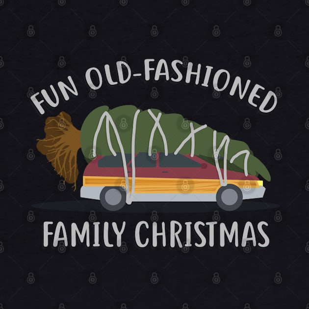 Fun Old-Fashioned Family Christmas by NinthStreetShirts